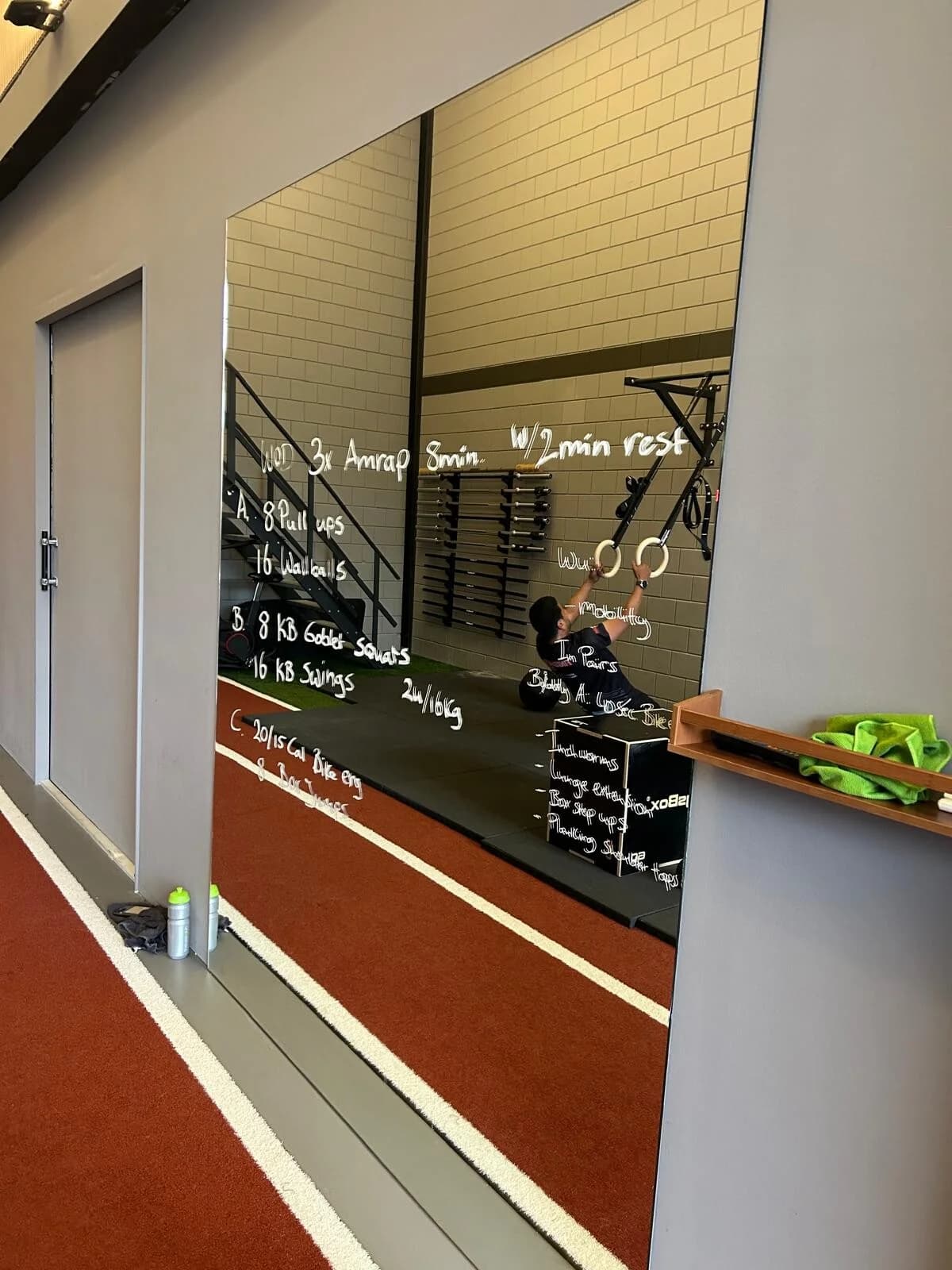 Workout board bij RBL Functional Training Moordrecht